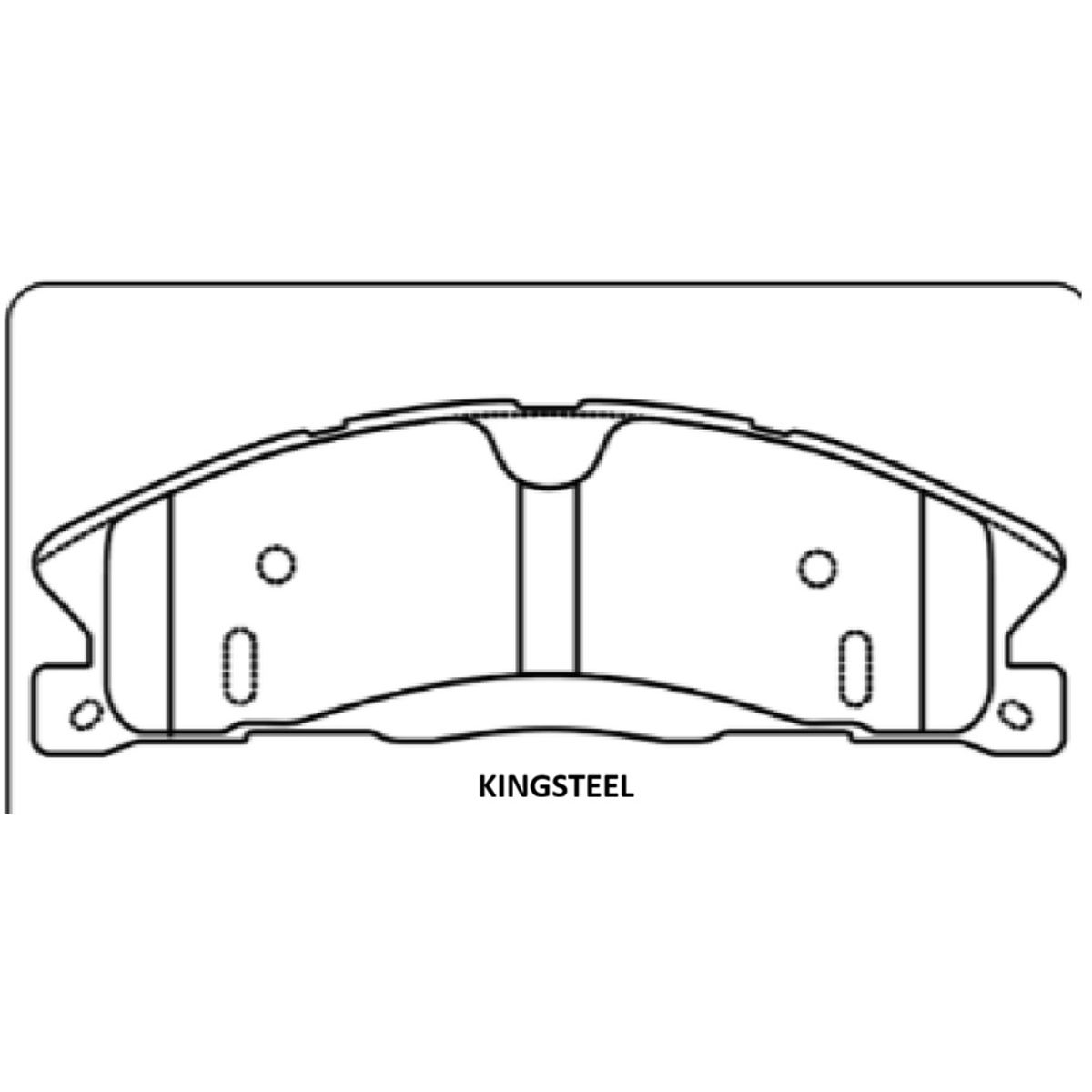 GENERICO - Pastillas Delanteras Para Explorer 2.0 2013-2019 Kingsteel