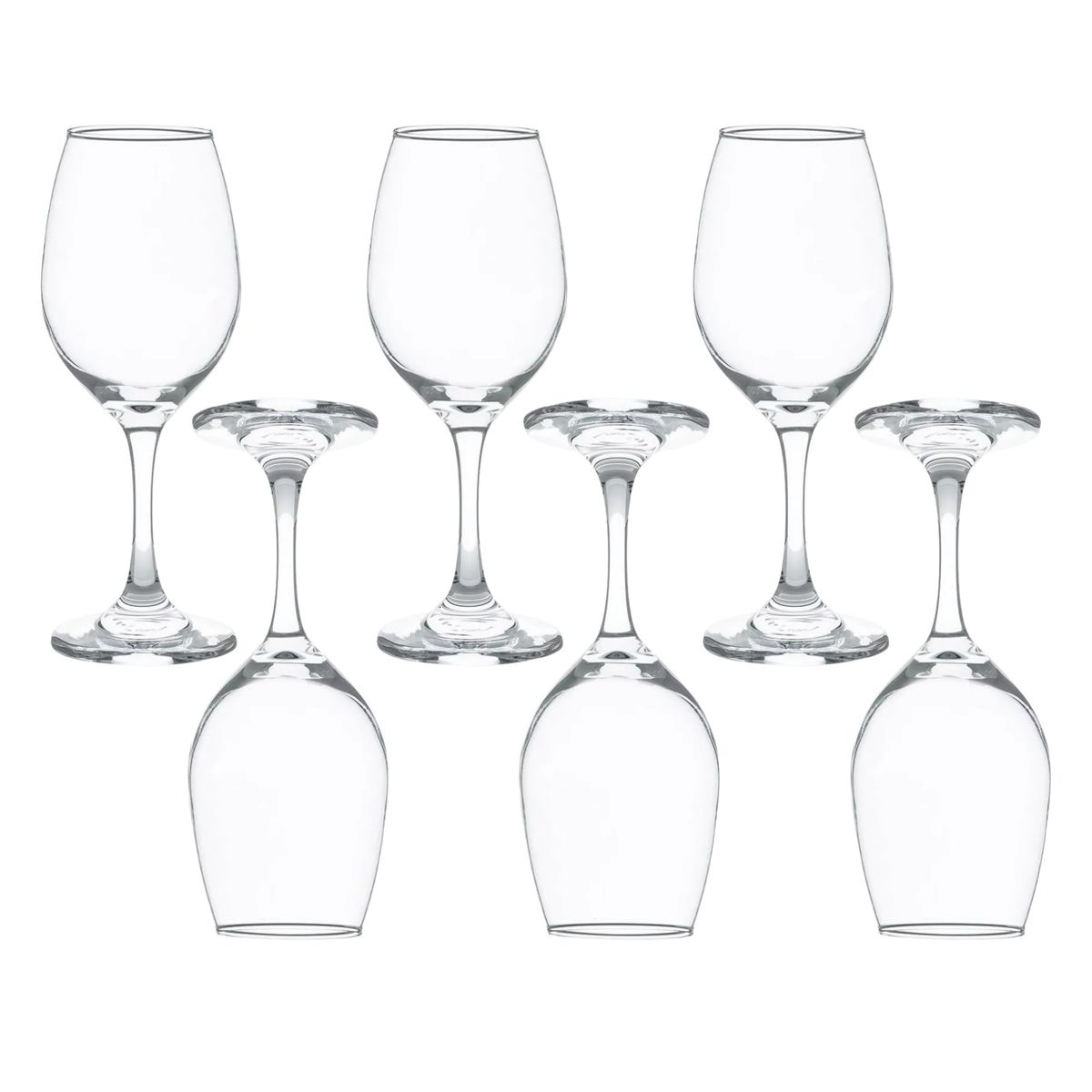 CRISTAR - Set Copas 6 Copas Champagne 6 Copas Vino Versalles Tragos
