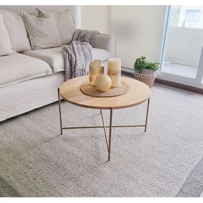 Imagen 2 del producto Mesa de Centro MCF14 Base Dorada