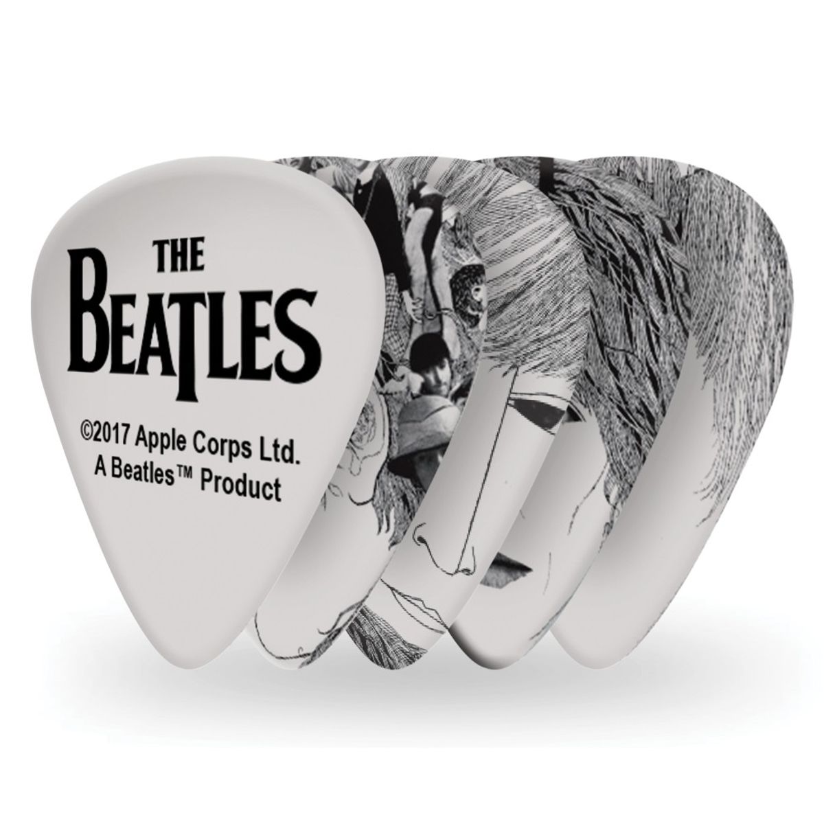 DADDARIO - Uñetas Beatles Rev. (.70mm) 10 pack 1CWH4-10B1 Daddario