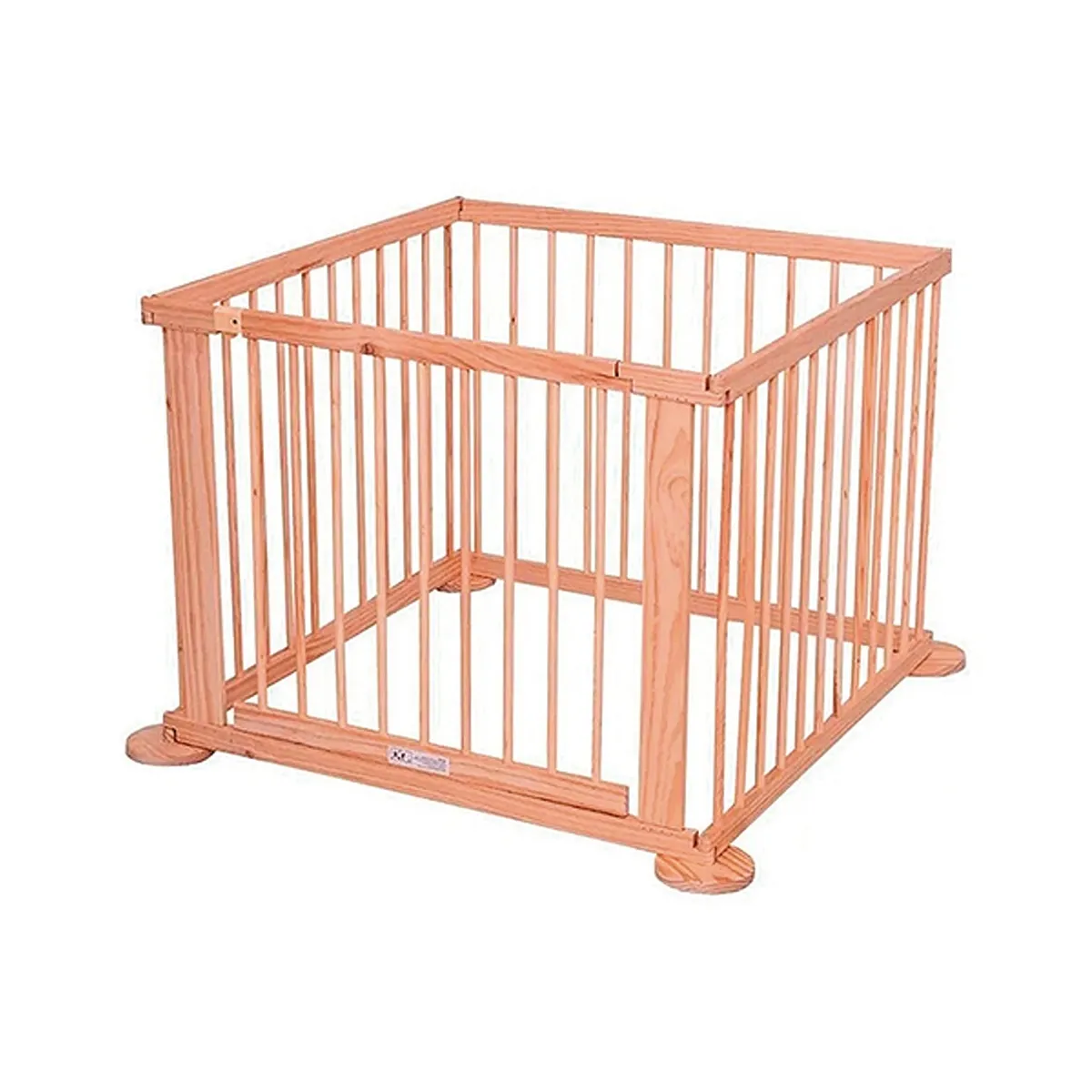 GENERICO - Corral Madera 4 Lados - 1 Puerta - 90x70cm X 4 Lados -sl132