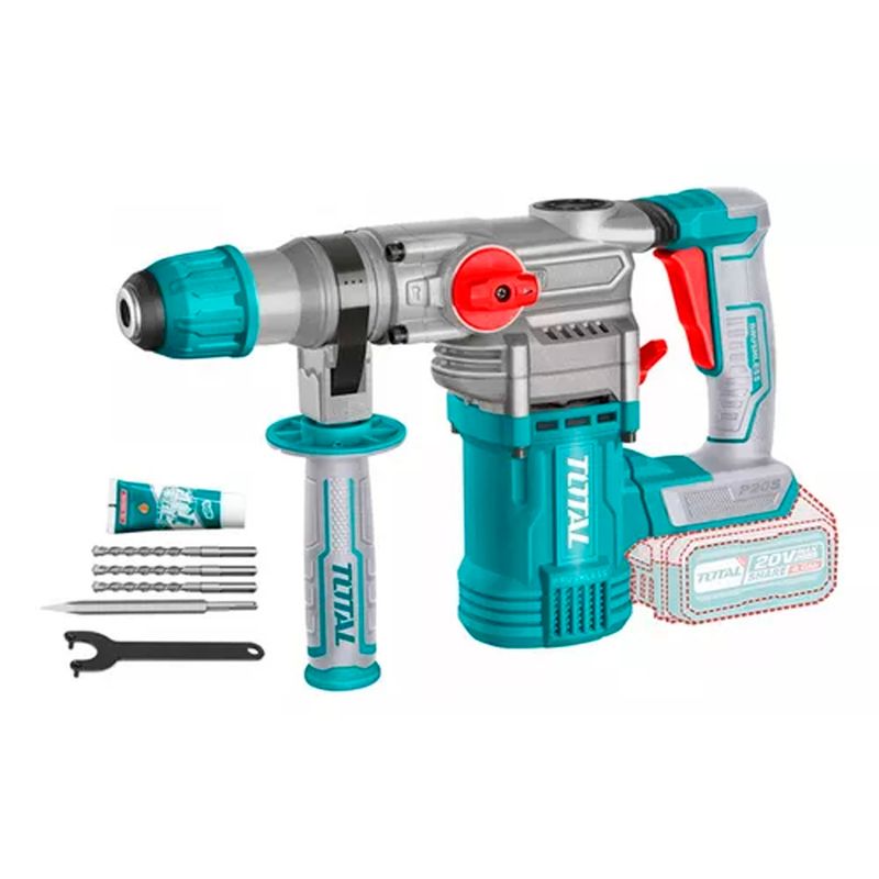 TOTAL TOOLS - Rotomartillo Inalámbrico Sds Plus 20v Total Trhli20288
