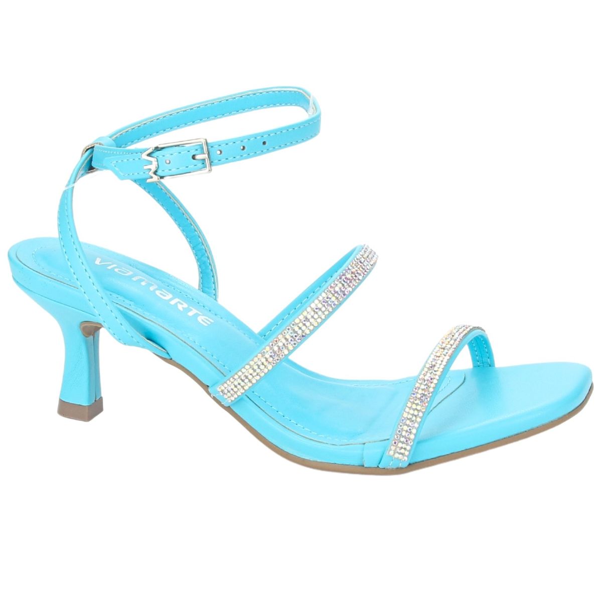 VIA MARTE - Sandalia Mujer Azul Casual Via Marte 23-18501
