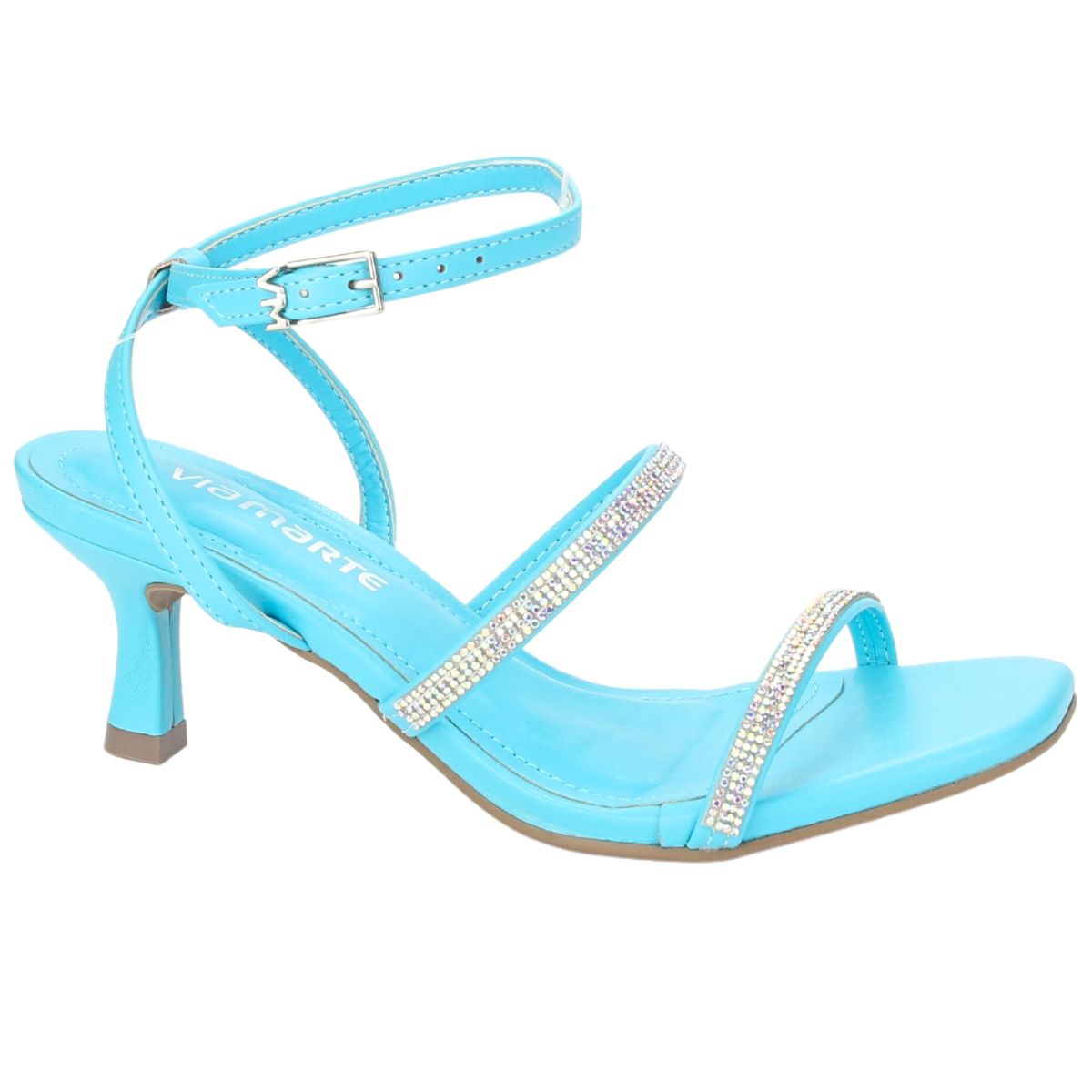VIA MARTE - Sandalia Mujer Azul Casual Via Marte 23-18501