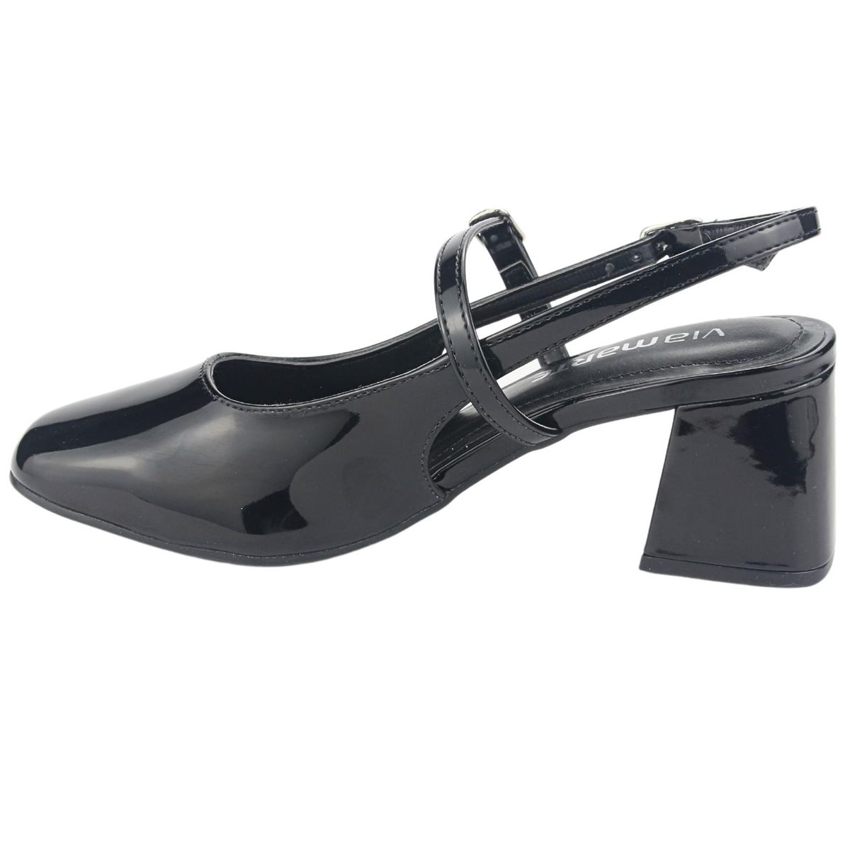 VIA MARTE - Zapato Mujer Negro Casual Via Marte 23-16801