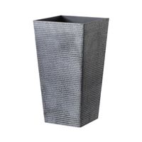 Macetero Grande. Simil Piedra. 54X30X30 Cm.Gris