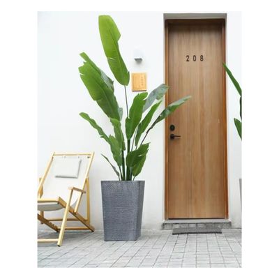 Imagen 2 del producto Macetero Grande. Simil Piedra. 54X30X30 Cm.Gris