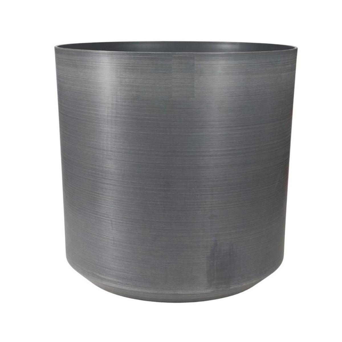 MOBII - Macetero Grande Plastico Resistente Simil Piedra 43X43X43Cm.