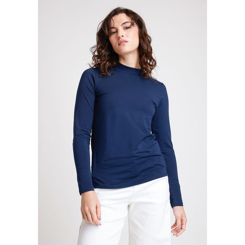 CANADIENNE - Polera De Mujer Modelo Eris Color Marino Canadienne