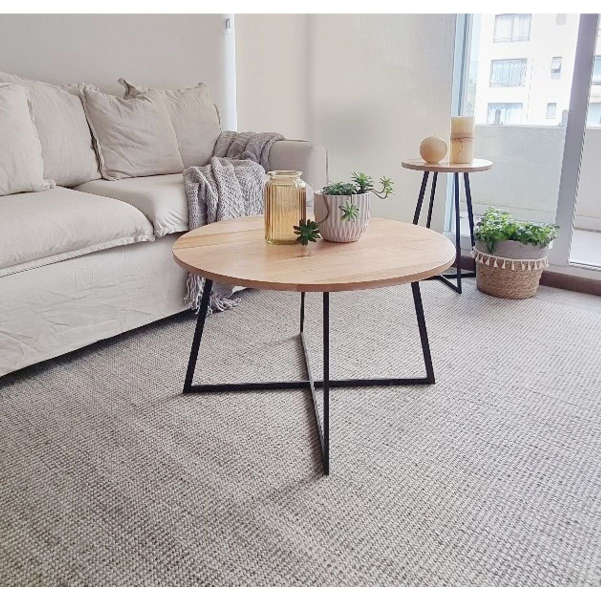 GENERICO - Mesa de Centro redonda MCF13 65 cm