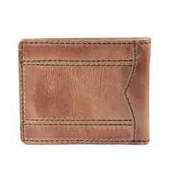 GINO RODINIS - Billetera de Cuero para Hombre Coco 992.2 Calavera