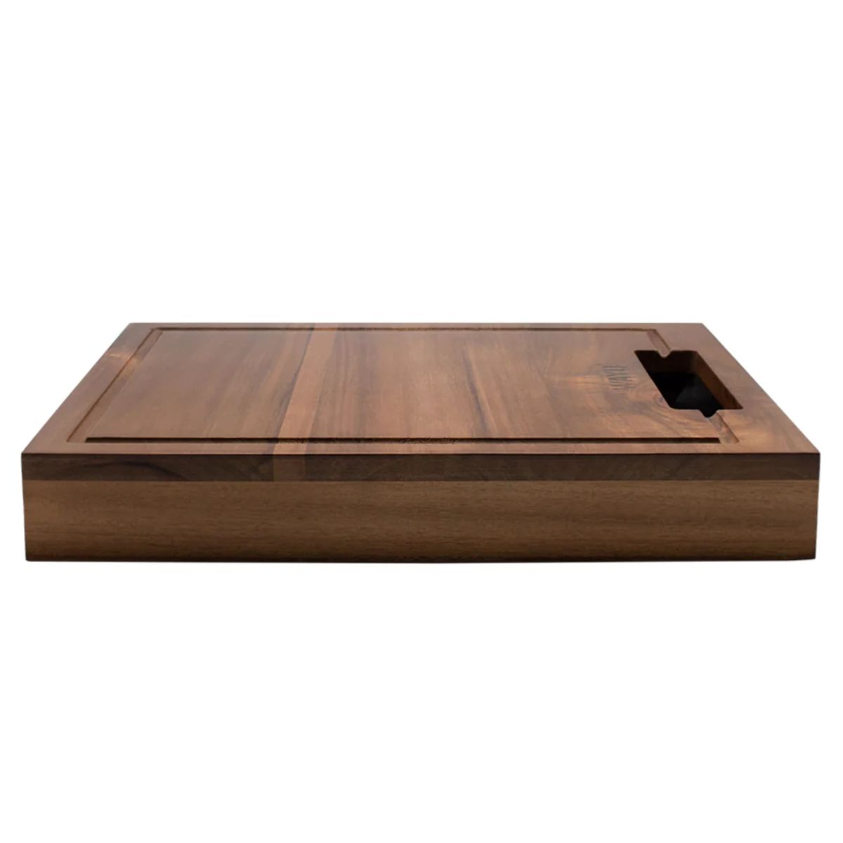 WAYU - Tabla de Madera Acacia con Bowl de Acero Circular Wayu Cocina