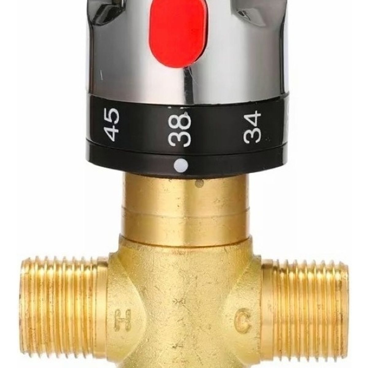 U BUY - Válvula Mezcladora Termostática Ajustable 3baño Latón Agua