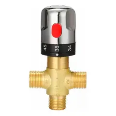 U BUY - Válvula Mezcladora Termostática Ajustable 3baño Latón Agua