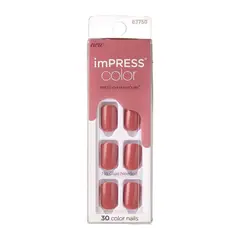 KISS - Uñas Impress Color Platonic Pink