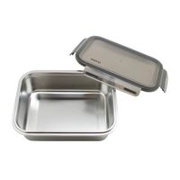 Contenedor Hermético Acero Microsafe 650mL Premium