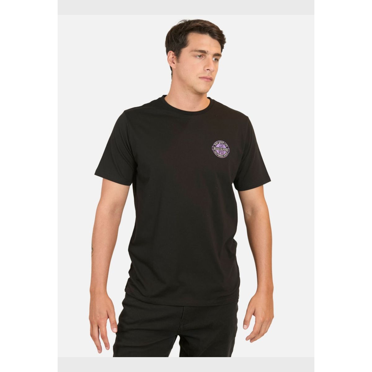 MAUI AND SONS - Polera Mid Cookie Ss Tee Negro Hombre Maui And Sons