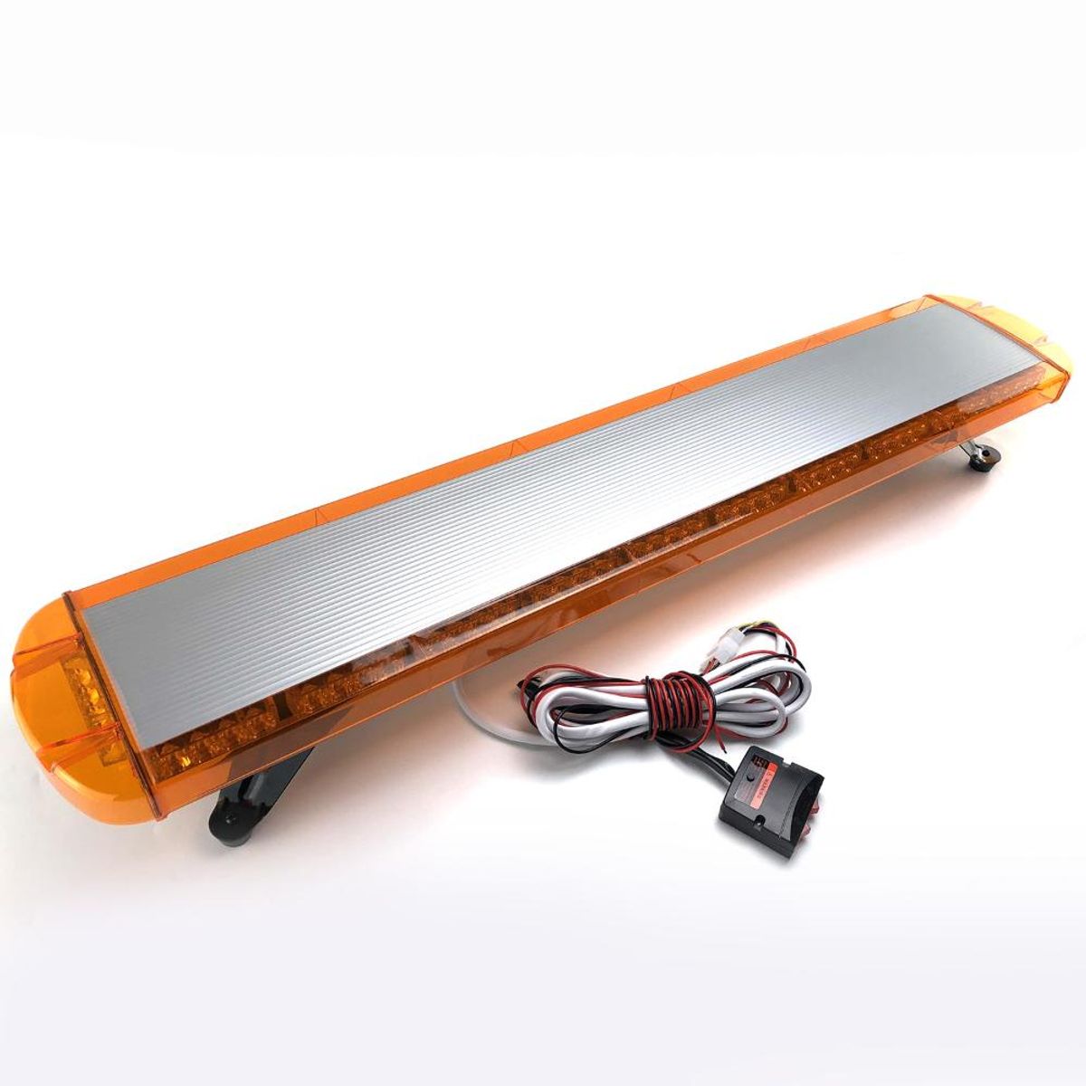 DETODOYMAS - Baliza Led Auto Techo 1.20cmx30cm Estrob - Ámbar