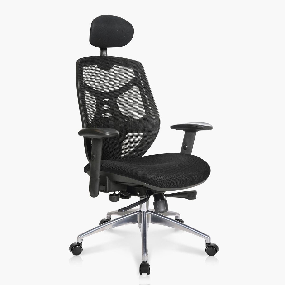 FORM OFFICE - Silla Oficina Identity Base Aluminio con cabecero