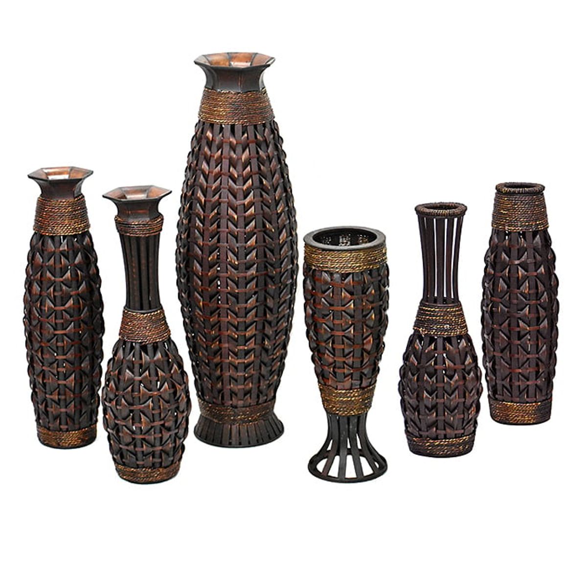 MSA MUEBLES SANTA ANA - Florero Ratán 60 Cms 1101