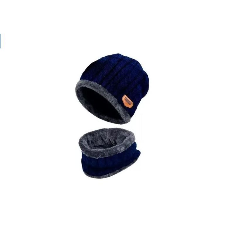 OMAS - Conjunto Gorro Y Cuello De Lana - Invierno - Escolar