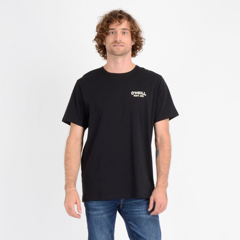 O'NEILL - POLERA MANGA CORTA BLENDER NEGRO