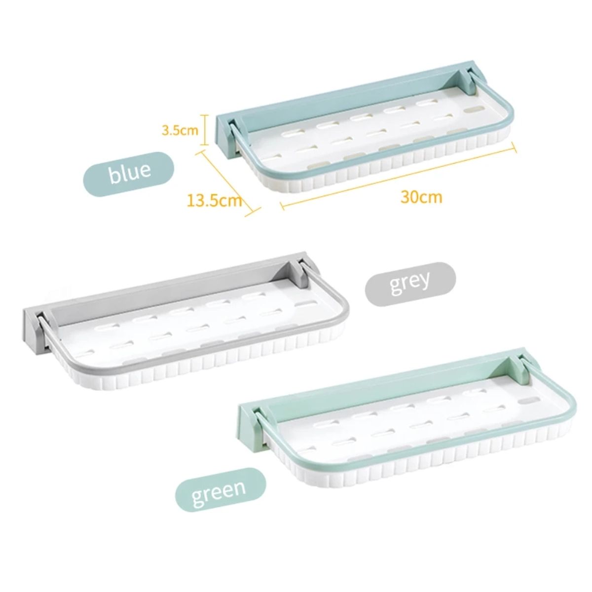 GENERICO - Soporte Organizador Cosmeticos Baño Papel Plegable