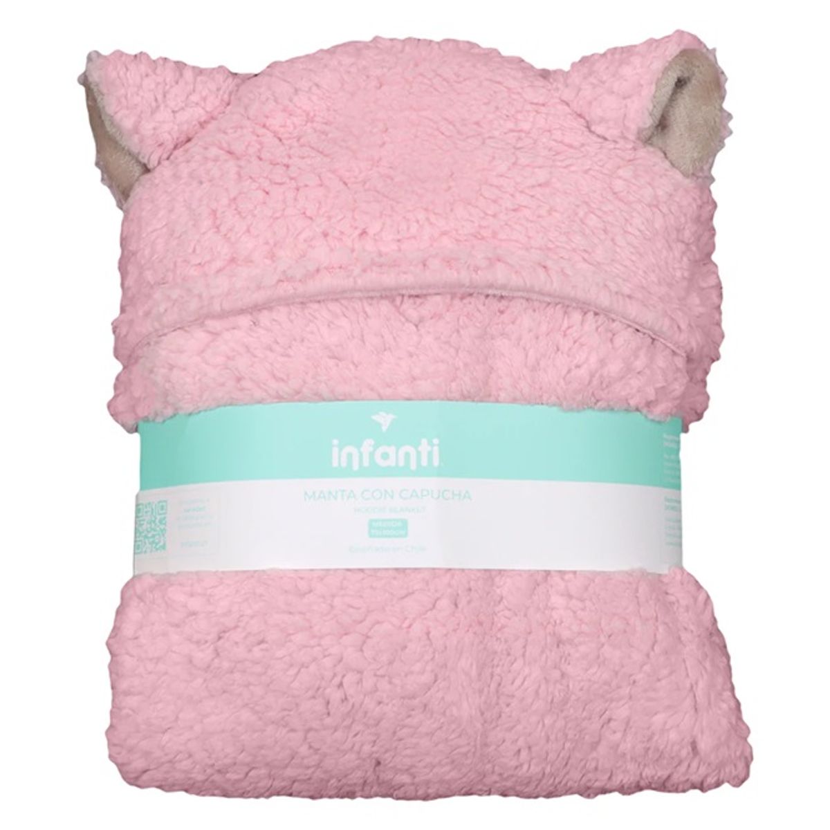 INFANTI - Frazada Sherpa Para Bebe Poncho Infanti