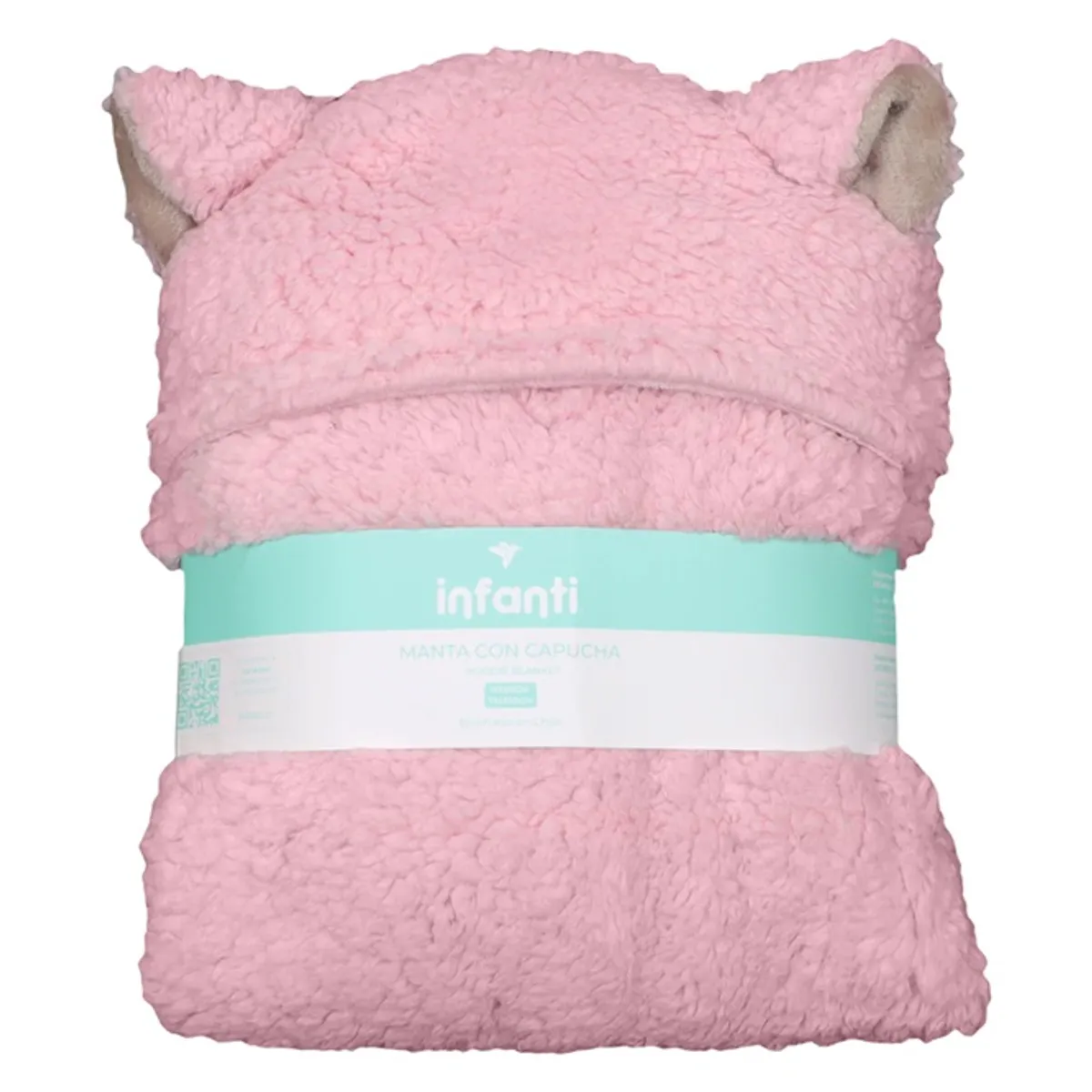 INFANTI - Frazada Sherpa Para Bebe Poncho Infanti