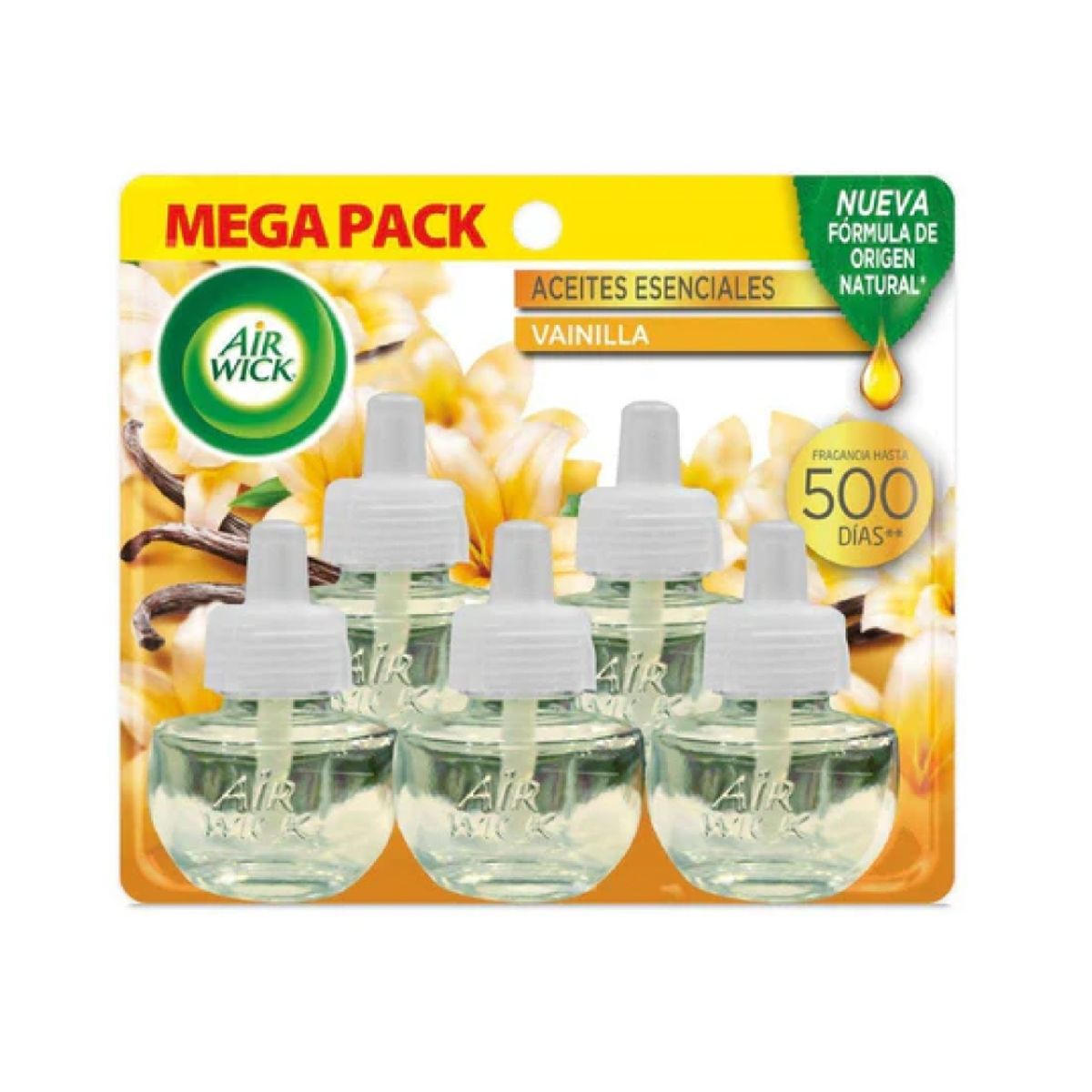 AIRWICK - Recarga Desodorante Electrico Vainilla 5 unid