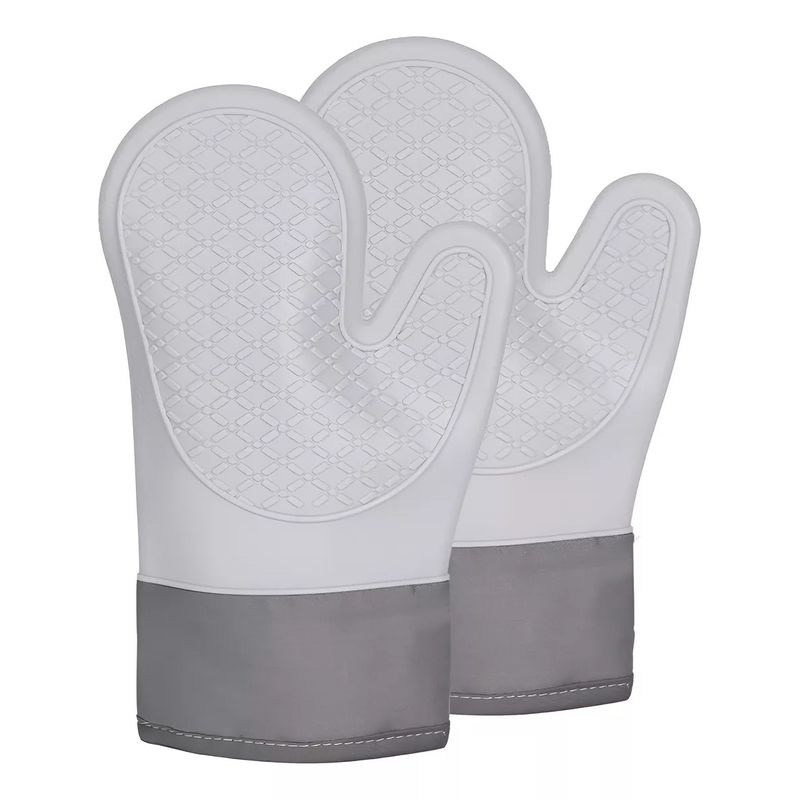 GENERICO - Pack X2 Guantes Silicona Para Horno Toma Olla Guante Cocina