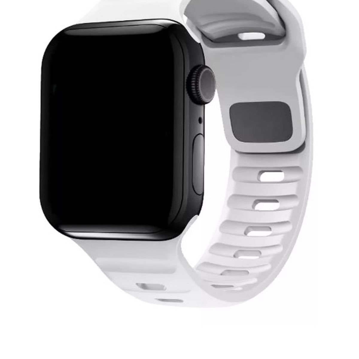 GENERICO - Correa / Pulsera Silicona Sport Apple Watch Blanca 38 - 41 Mm