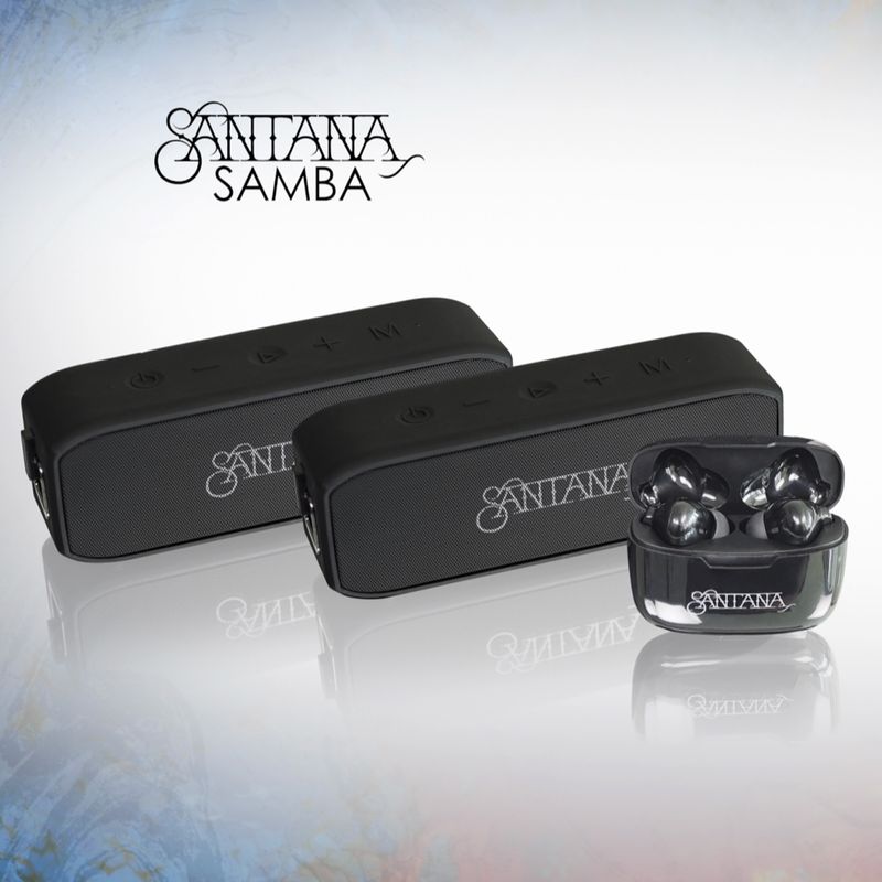 SWISS NATURE LABS - Parlante Santana Samba 2x1 + Auricular Santana Mambo
