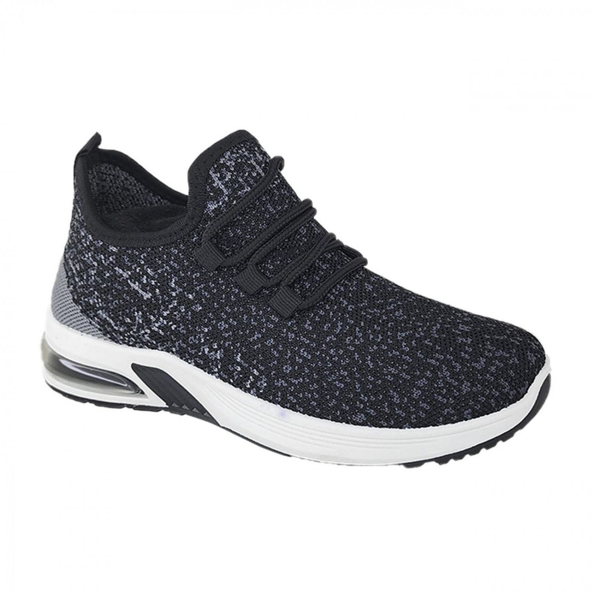 GENERICO - Zapatillas Deportivas Air Running Mujer Negro/Gris 3207