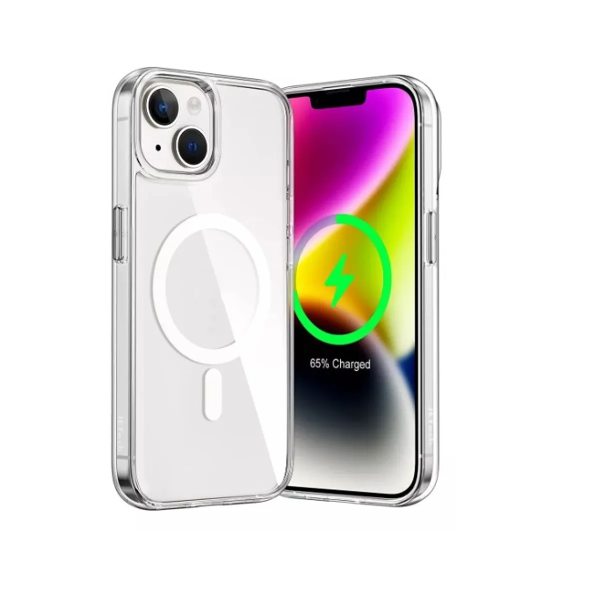 GENERICO - Funda Magnética Para iPhone 13 Mini Transparente