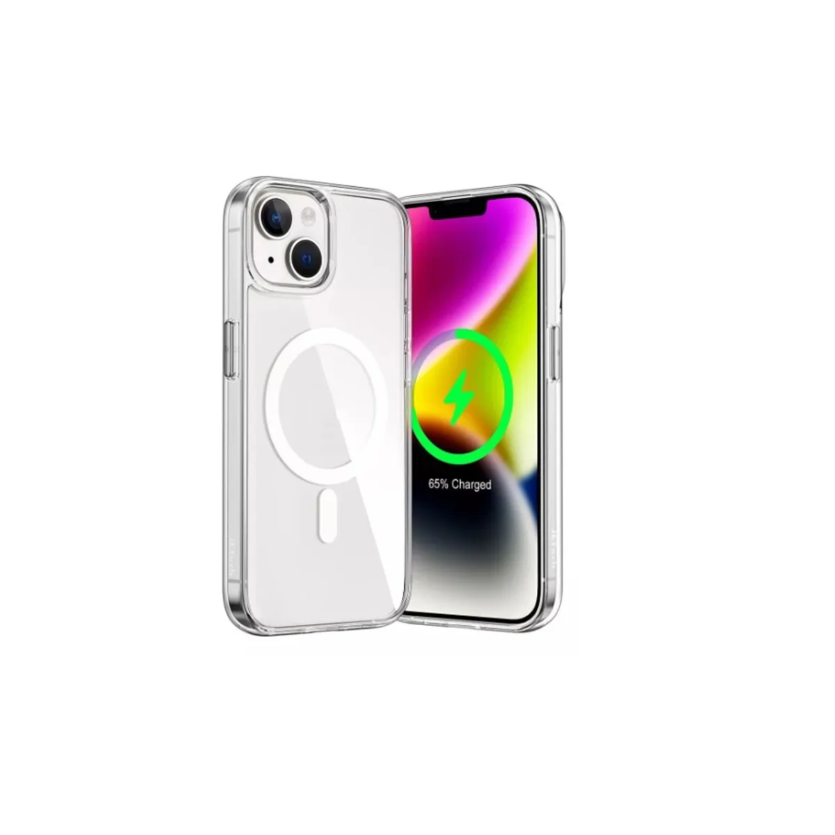 GENERICO - Funda Magnética Para iPhone 13 Mini Transparente