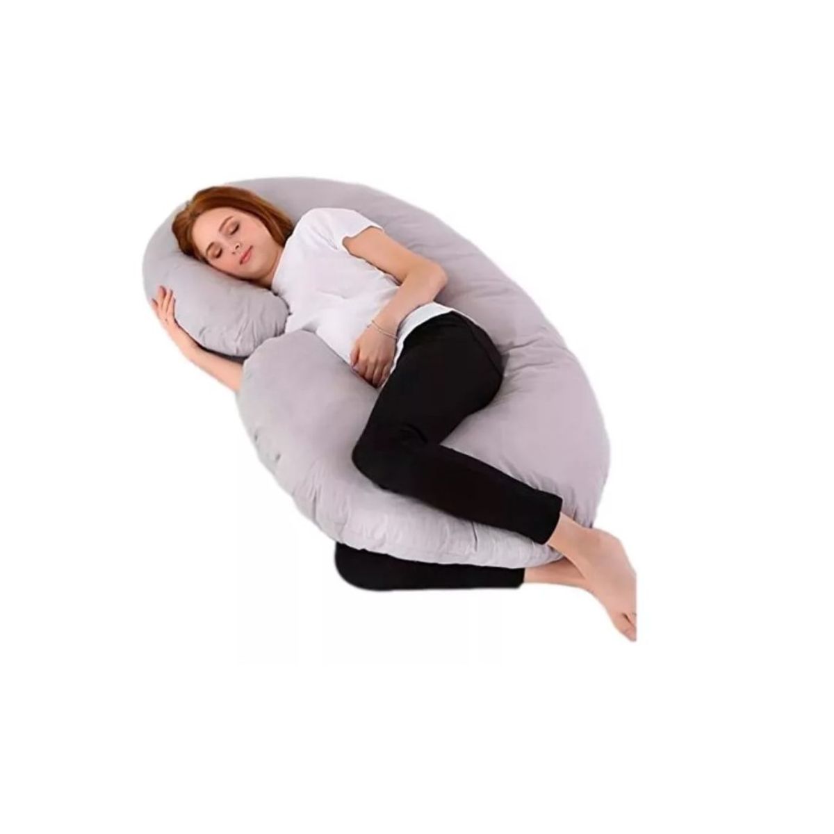 GENERICO - Cojín Almohada Maternal + Funda Extra Suave