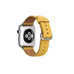 GENERICO - Correa Cuero Compatible Iwatch Apple Watch 384041mm Mostaza