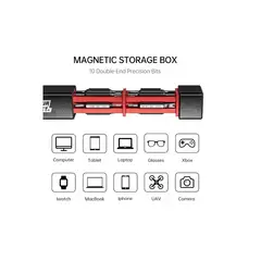 GENERICO - Set Destornillador De Precision Mini Juego 21 Piezas Negro