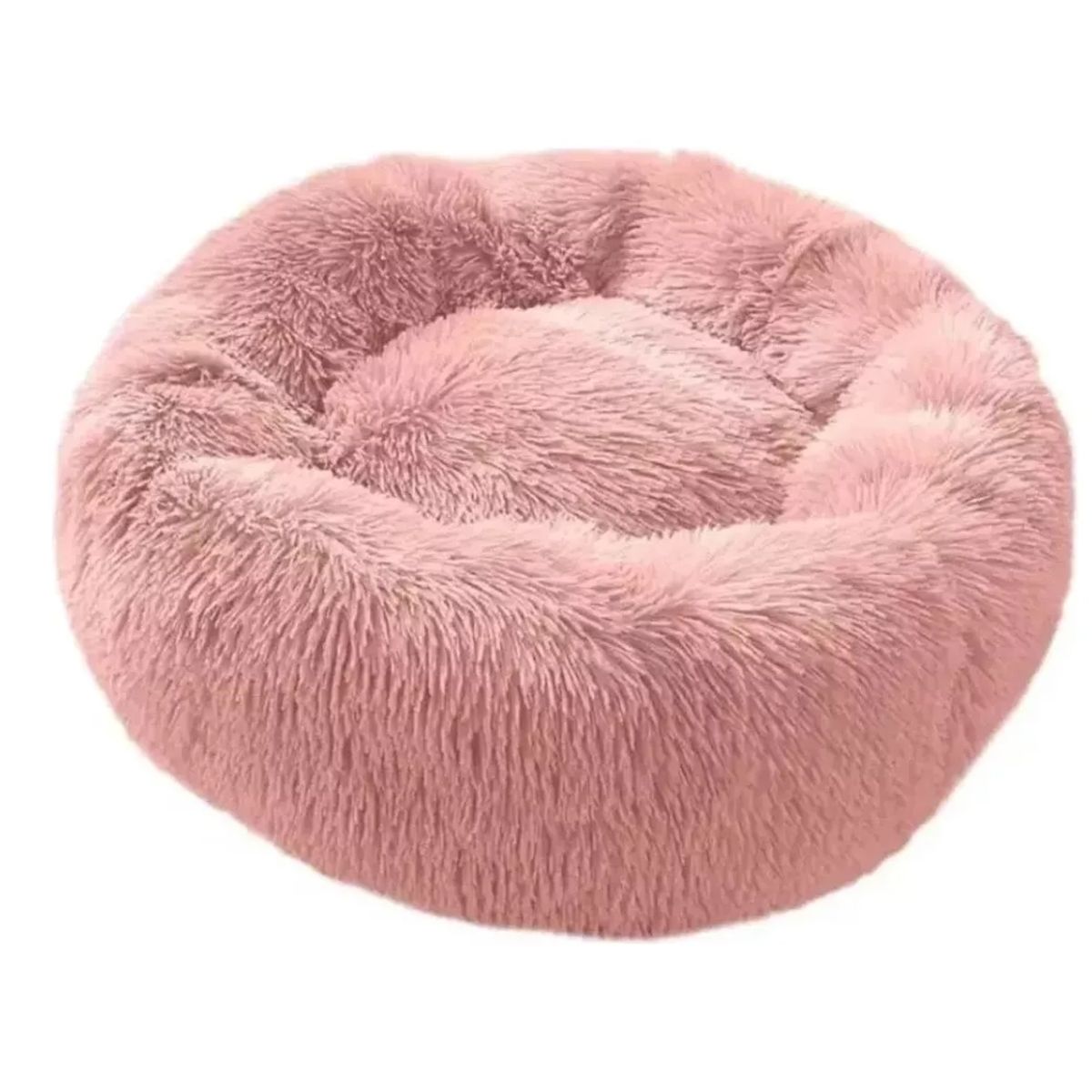 NO LOGO - Cama Antiestrés Mascotas Gatos Perros 80 Cm Xxl Coral Claro