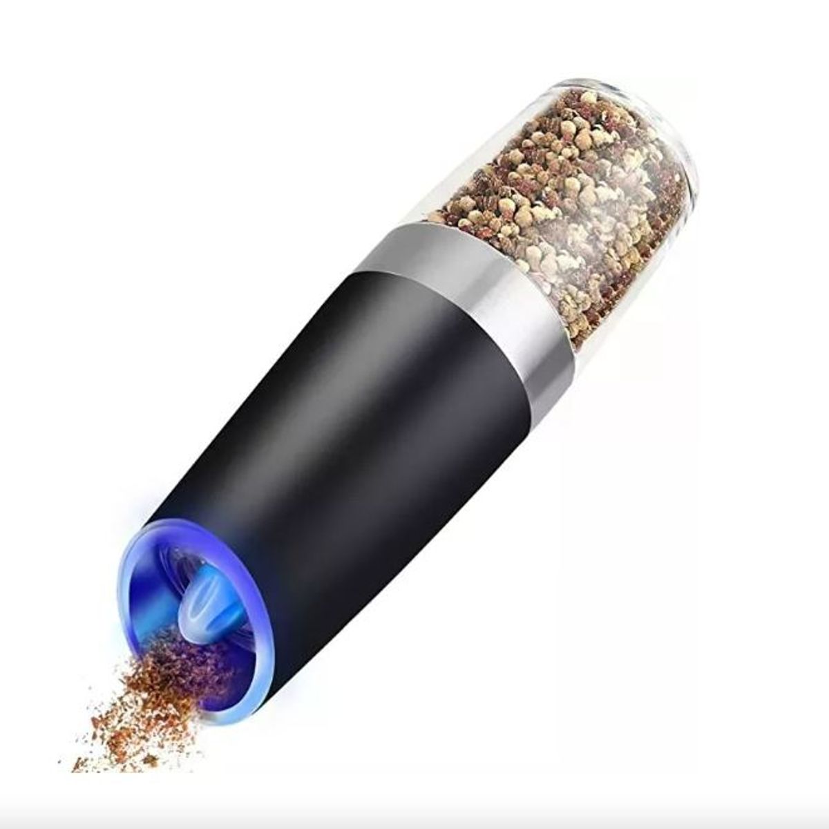 GENERICO - Molinillo Molino Moledor Eléctrico Pimienta Sal Especias