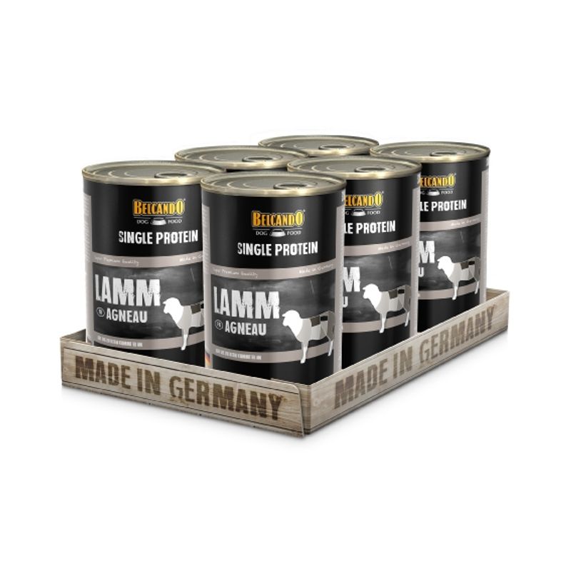 BELCANDO - Belcando Alimento Pack x 6 Latas Single Protein Cordero 400G