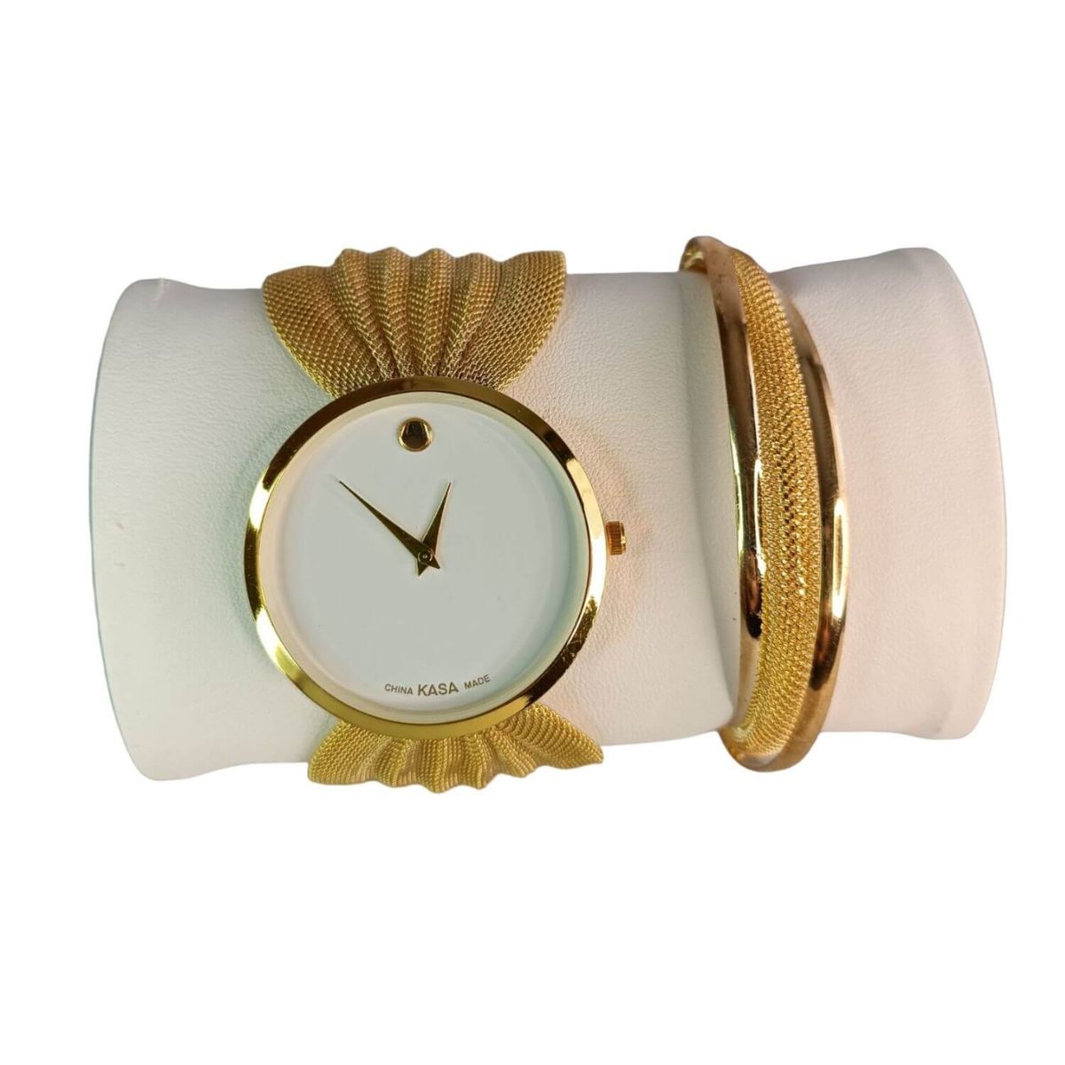 GENERICO - Reloj y pulsera elegante de lujo moderno malla mariposa para mujer