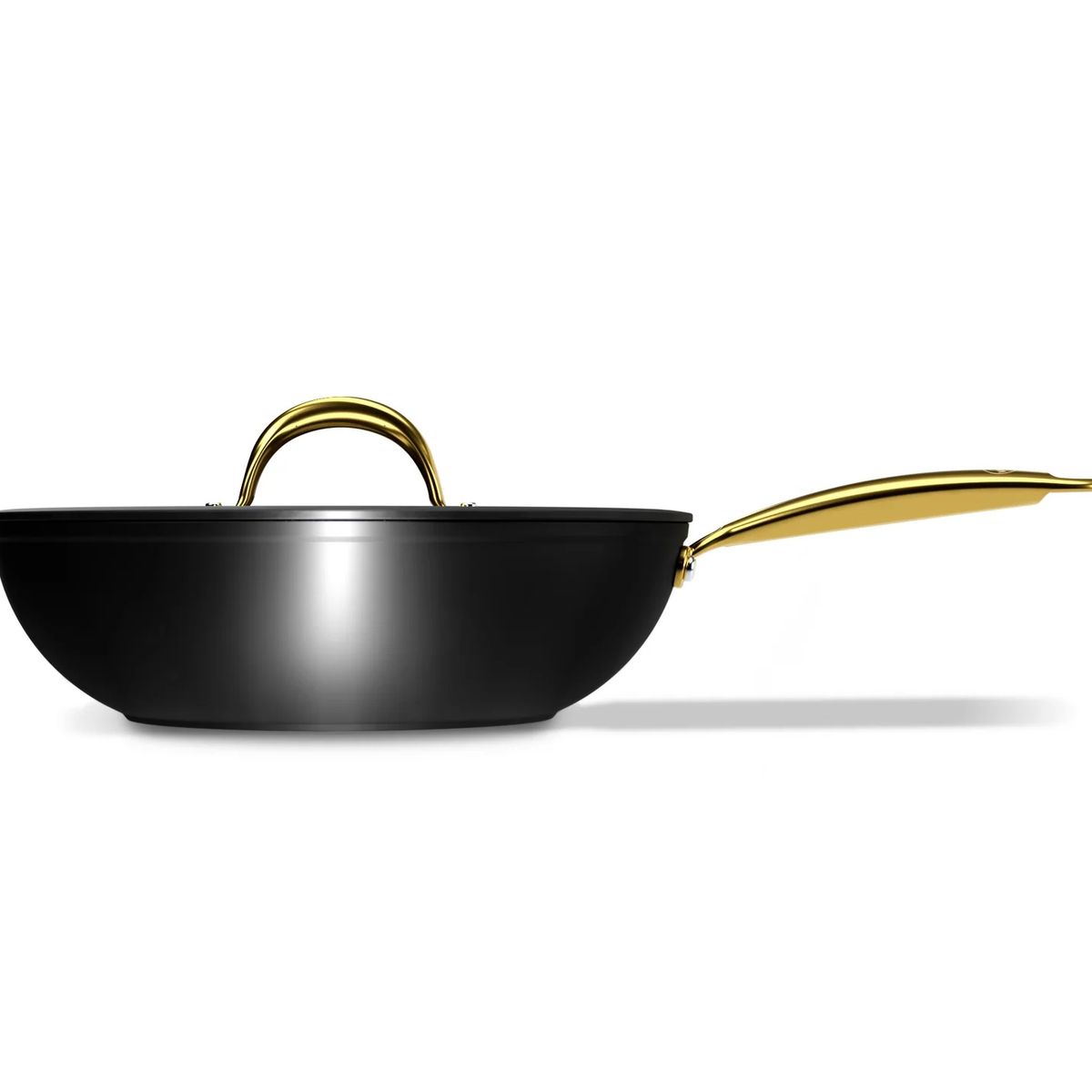 WENS - SARTÉN WOK CON TAPA 28 CM GOLDEN SERIES