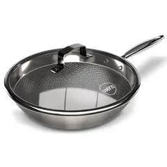 WENS - SARTÉN WOK CON TAPA 28 CM HONEYCOMB
