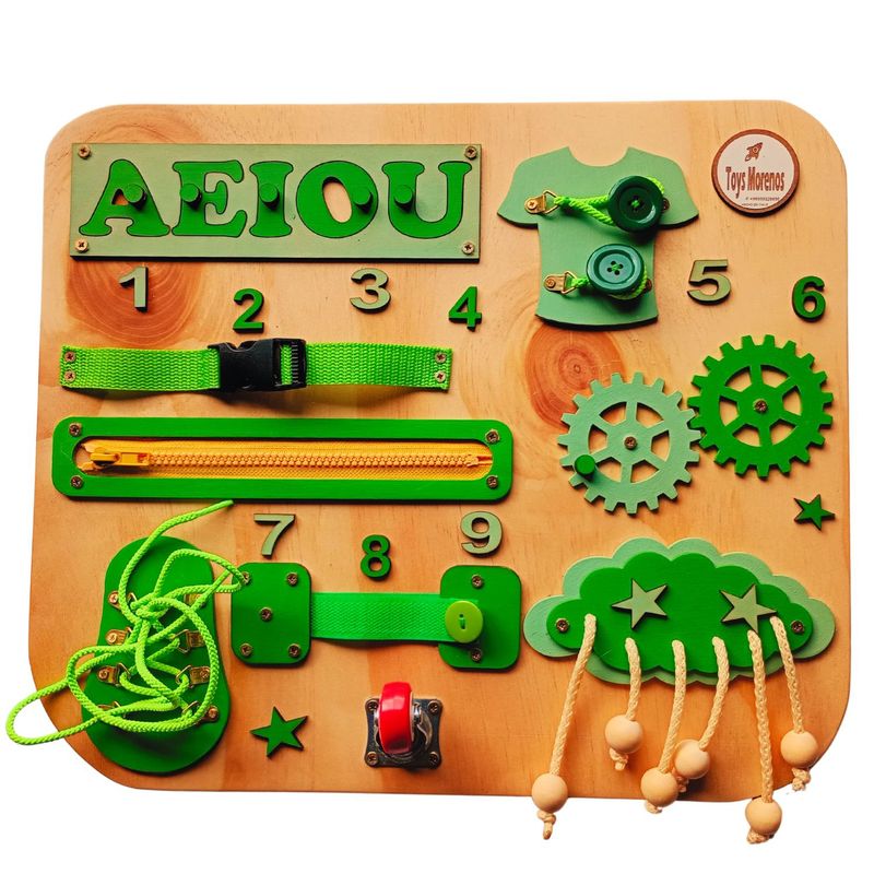 GENERICO - PANEL MONTESSORI SENSORIAL 35X40 CM