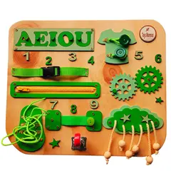 GENERICO - PANEL MONTESSORI SENSORIAL 35X40 CM