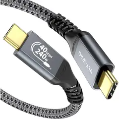 GENERICO - Cable Tipo C A Tipo C Pd 240w 40 Gbps
