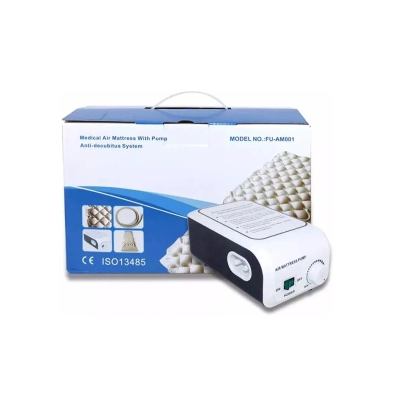 GENERICO - Colchón Antiescaras Con Motor Y Kit Reparacion Beige