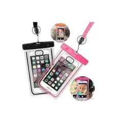 GENERICO - Pack X2 Fundas Porta Celular Impermeable Protector Anti Agua